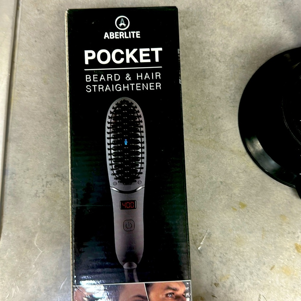 Pocket Beard and hair straightener